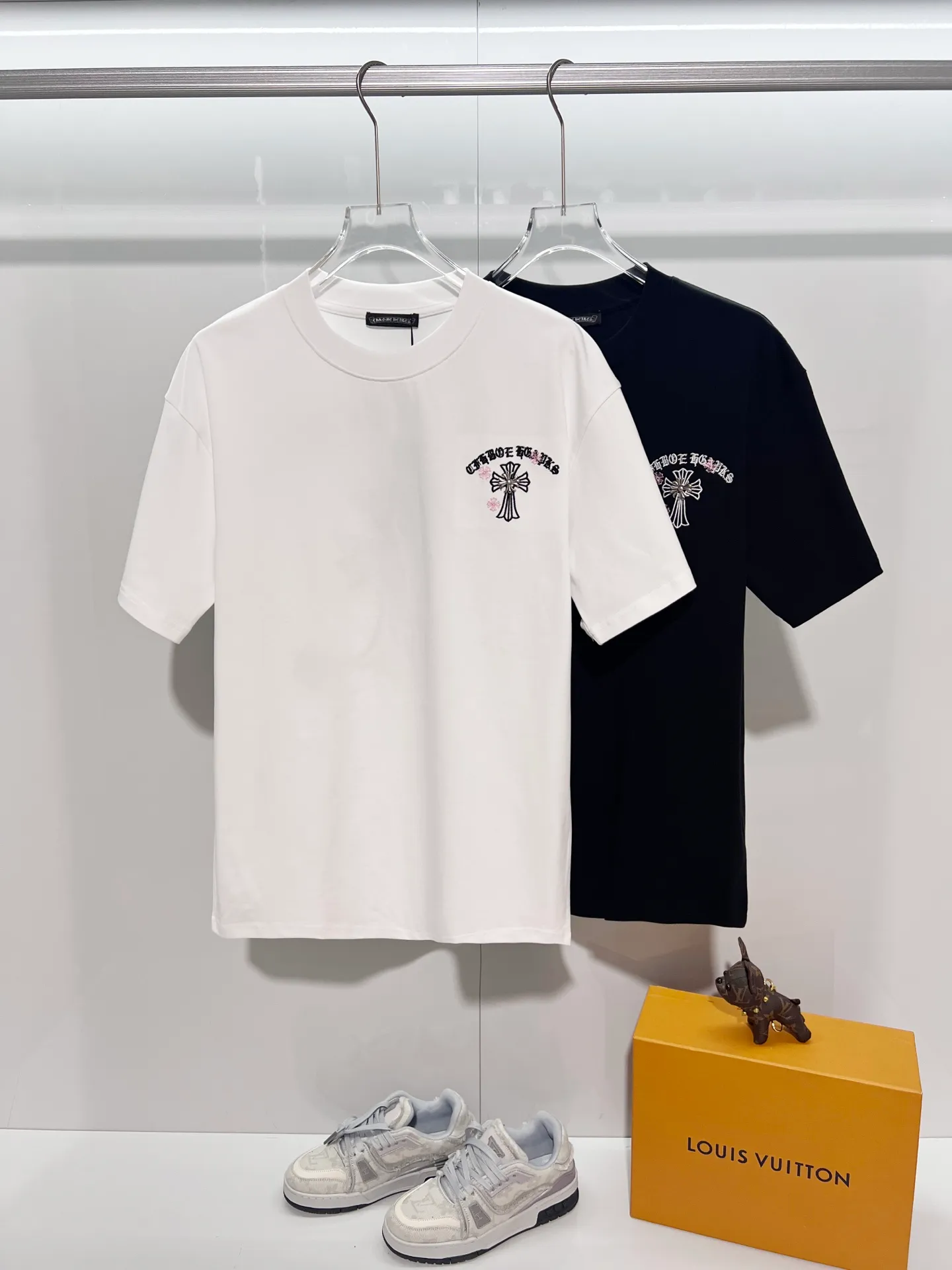 Chrome Hearts/ Quality T Classic LOGO Same Style 2026ss Quality Versatile Quality : Black.White Size：S M L XL